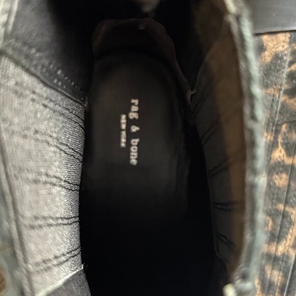 Rag & Bone "Rover" Boots Animal Print Size 38 - Picture 10 of 10